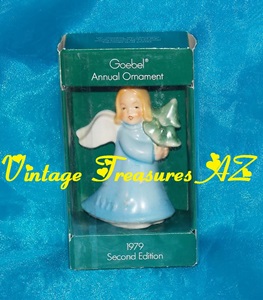 Image for  Goebel Angel Girl Vintage Porcelain Annual Ornament 1979 Second Edition in Original Box (Like New)       ***USPS FIRST CLASS SHIPPING INCLUDED – DOMESTIC ORDERS ONLY!***